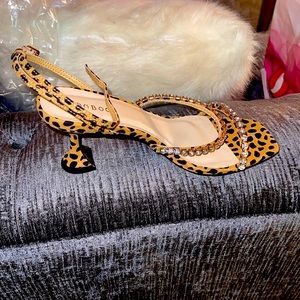 Cheetah Print Kitten Heels